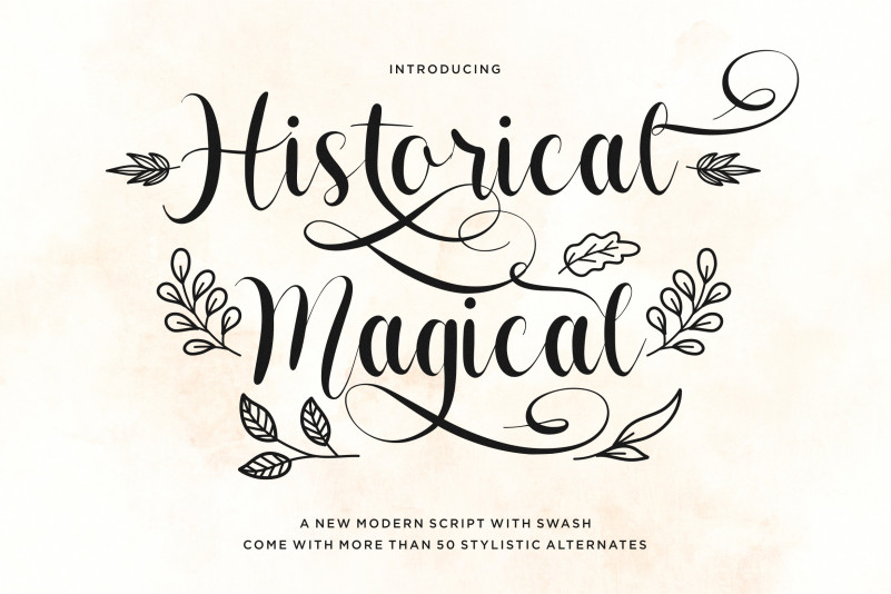 Historical Magical Calligraphy Font