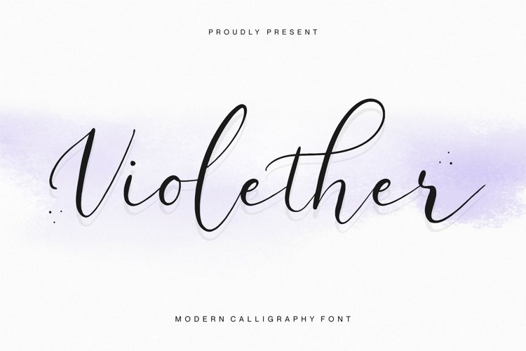 Violether Script Font