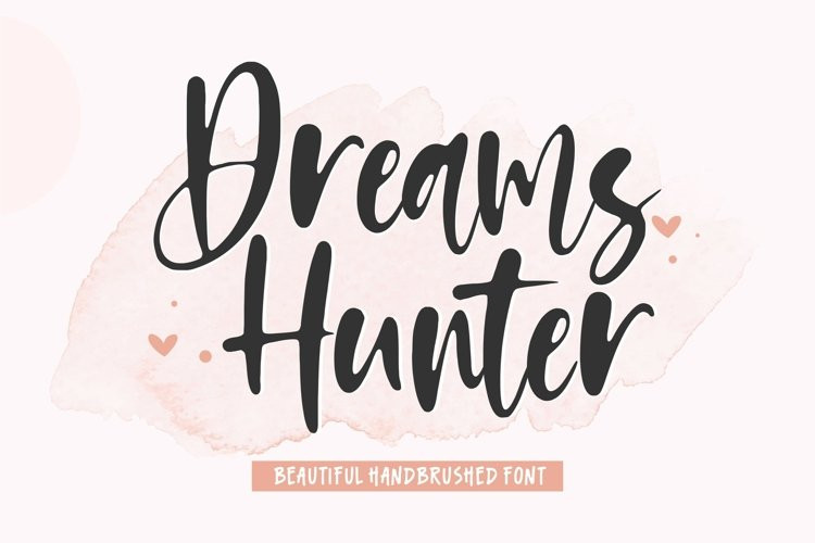 Dreams Hunter Script Font