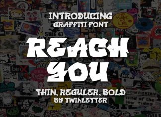 Reach You Display Font