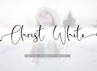 Christ White Script Font