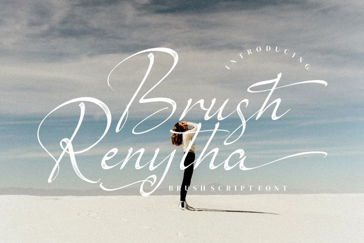 Brush Renytha Script Font