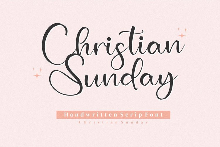 Christian Sunday Script Font