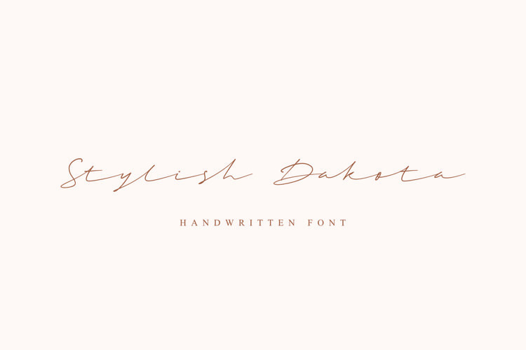 Stylish Dakota Script Font