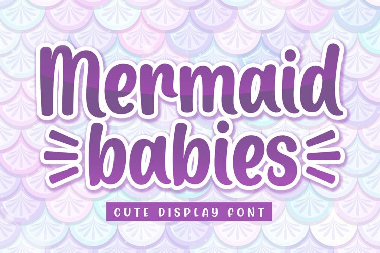 Mermaid Babies Script Font