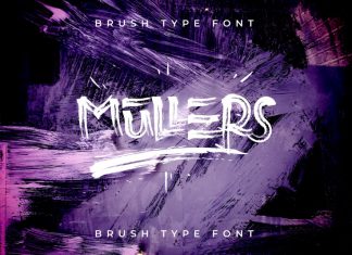 Mullers Brush Font