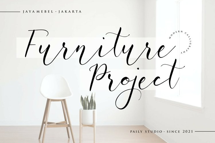 White Carley Script Font