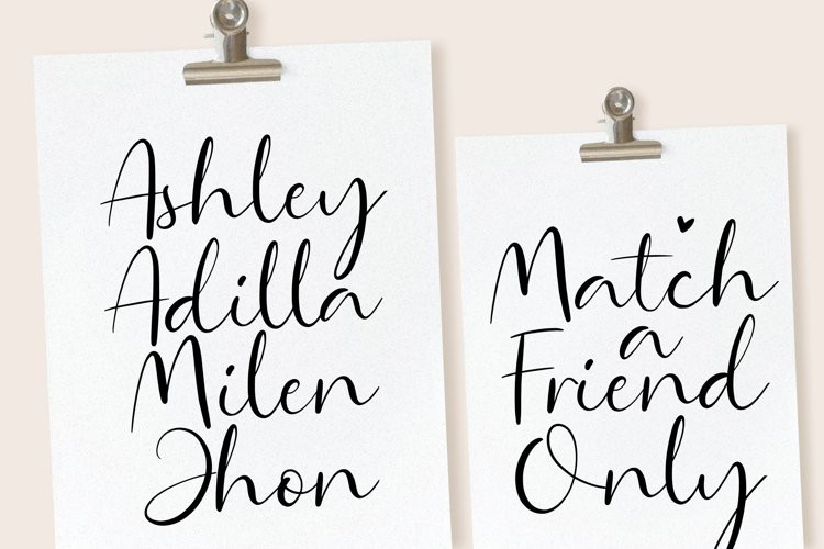 Amatley Script Font