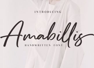 Amabillis Script Font