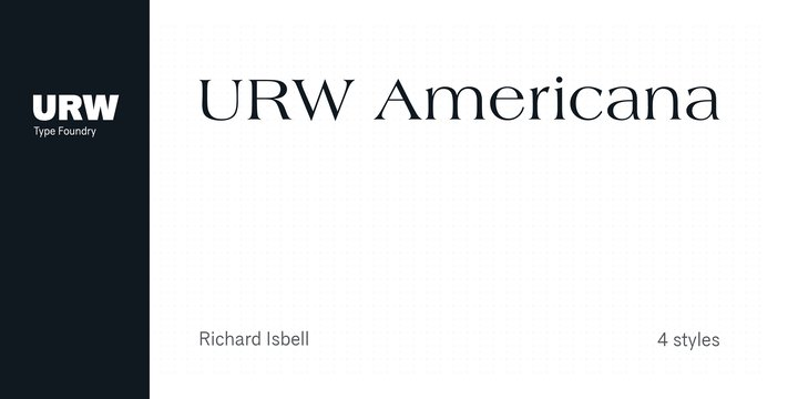URW Americana Serif Font