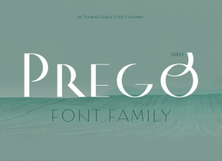 Prego Sans Serif Font