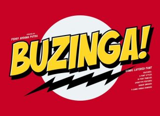 Buzinga! Display Font