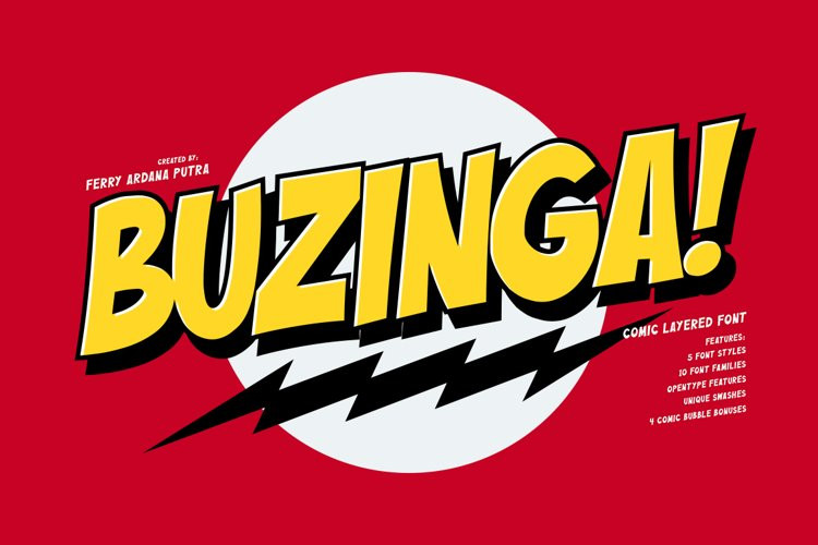 Buzinga! Display Font