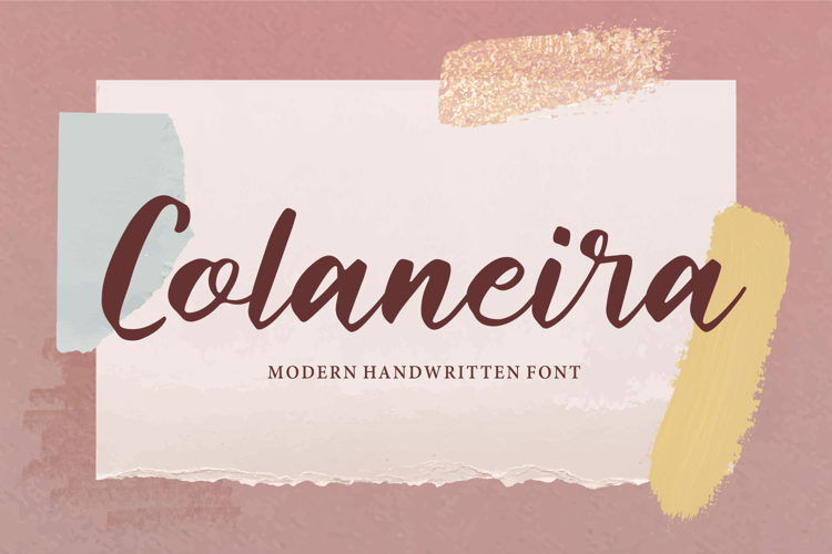 Colaneira Brush Font