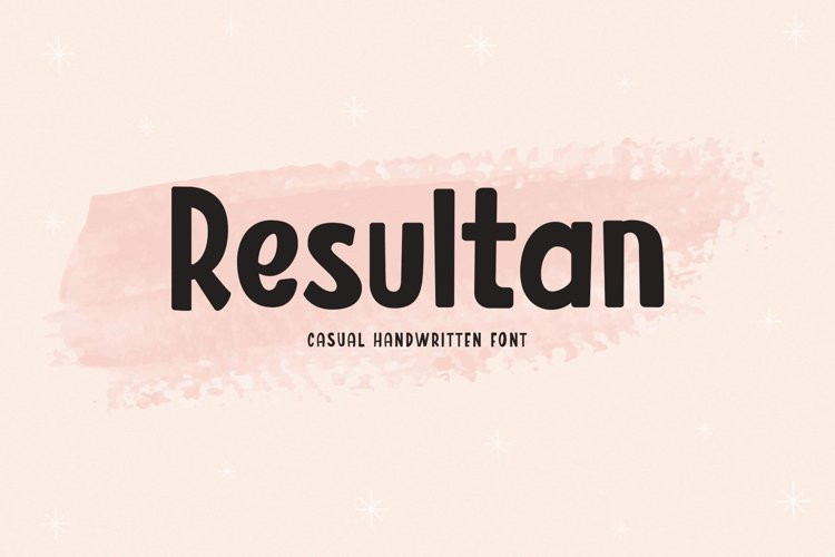 Resultan Display Font