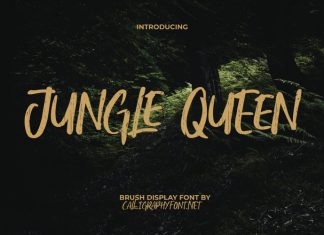 Jungle Queen Brush Font