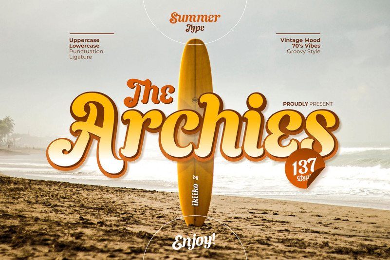 The Archies Display Font