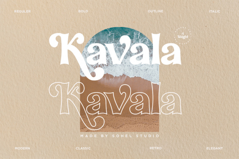 Kavala Serif Font