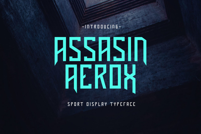 Assasin Aerox Display Font