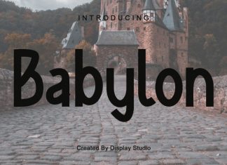Babylon Display Font