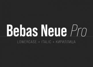 Bebas Neue Pro Sans Serif Font