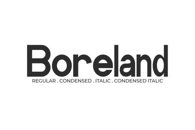 Boreland Sans Serif Font