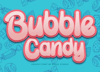 Bubble Candy Display Font