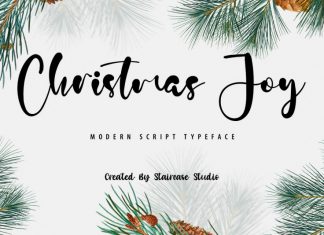 Christmas Joy Script Font