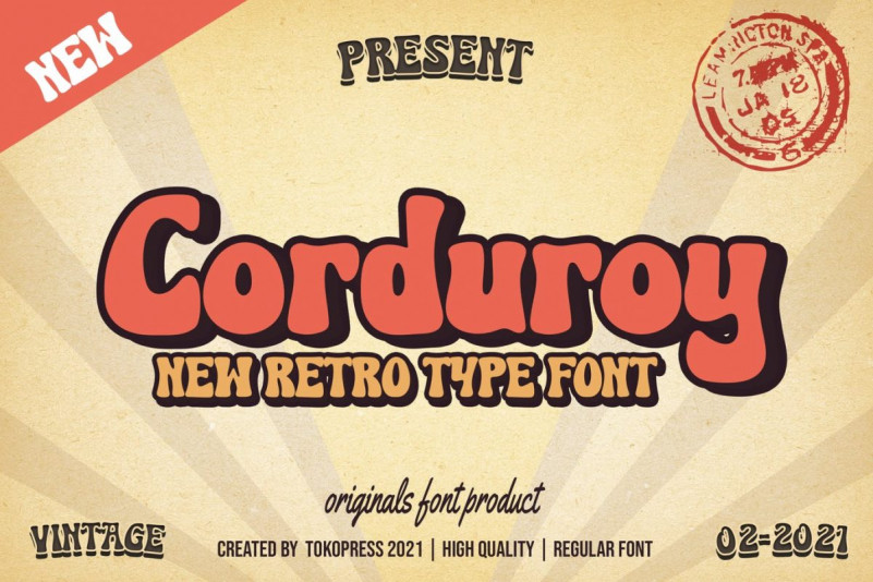 Corduroy Display Font