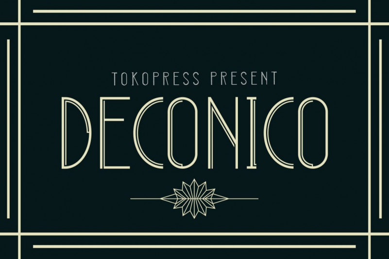 DECONICO Display Font