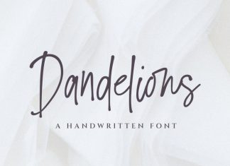 Dandelions Handwritten Font