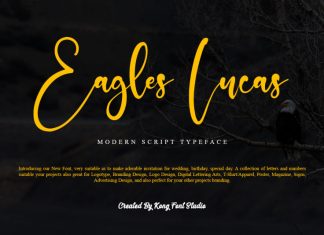 Eagles Lucas Script Font