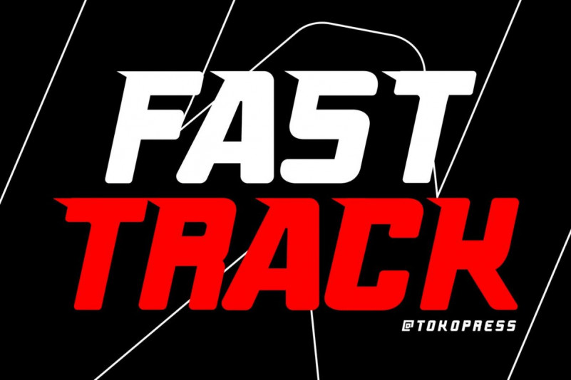 Fast Track Display Font