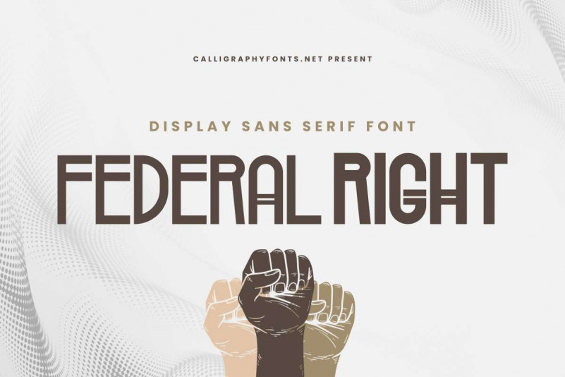 Federal Right Font