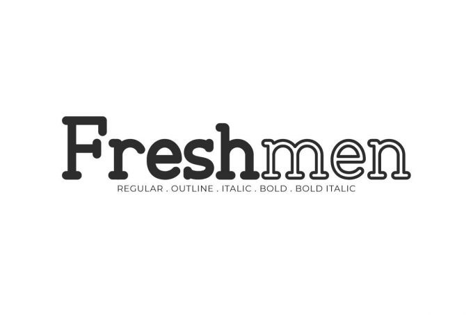 Freshmen Serif Font