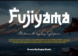 Fujiyama Display Font