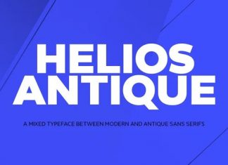 Helios Antique Sans Serif Font