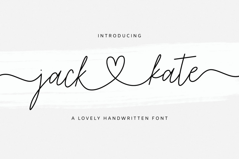 Jack & Kate Handwritten Font