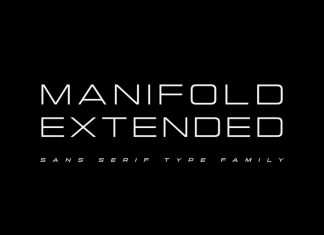 Manifold Extended Sans Serif Font