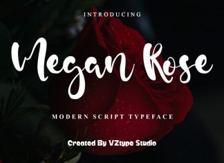 Megan Rose Script Font