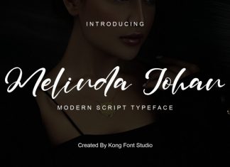 Melinda Johan Script Font