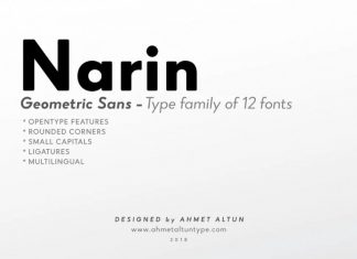 Narin Sans Serif Font
