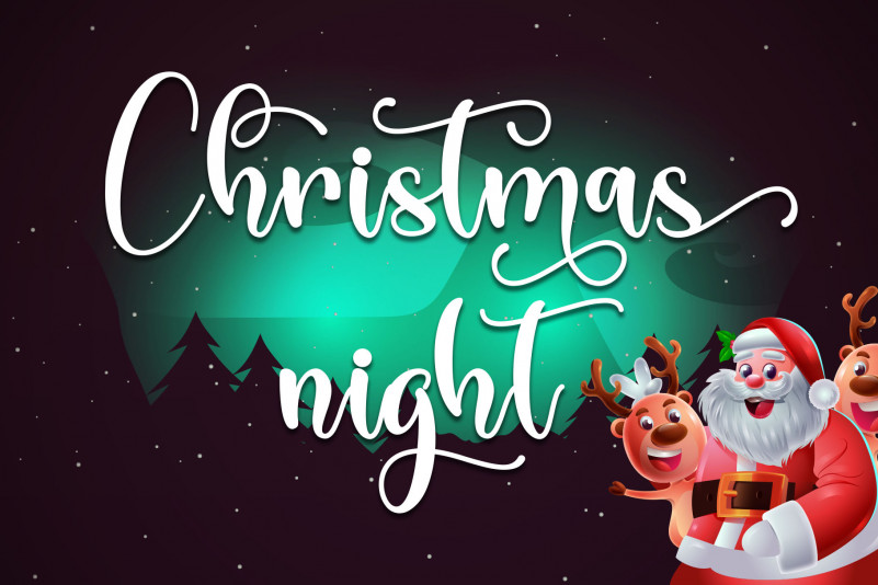 Christmas Style Script Font