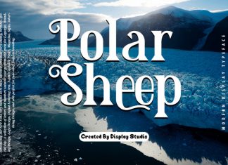 Polar Sheep Display Font