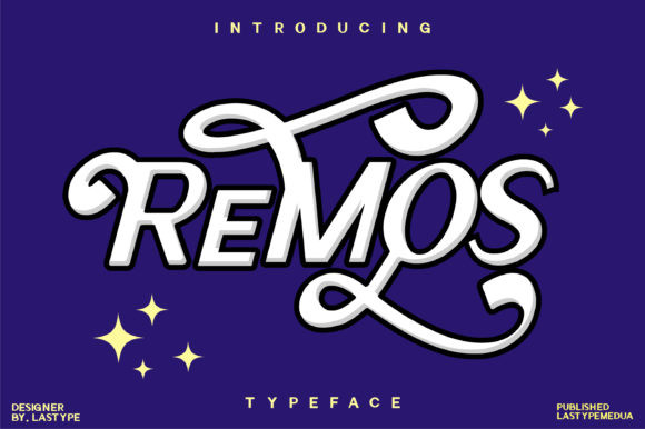 Remos Display Font