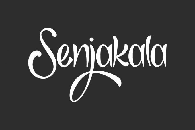 Senjakala Script Font