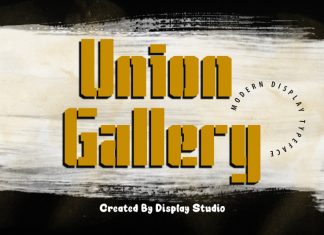 Union Gallery Display Font