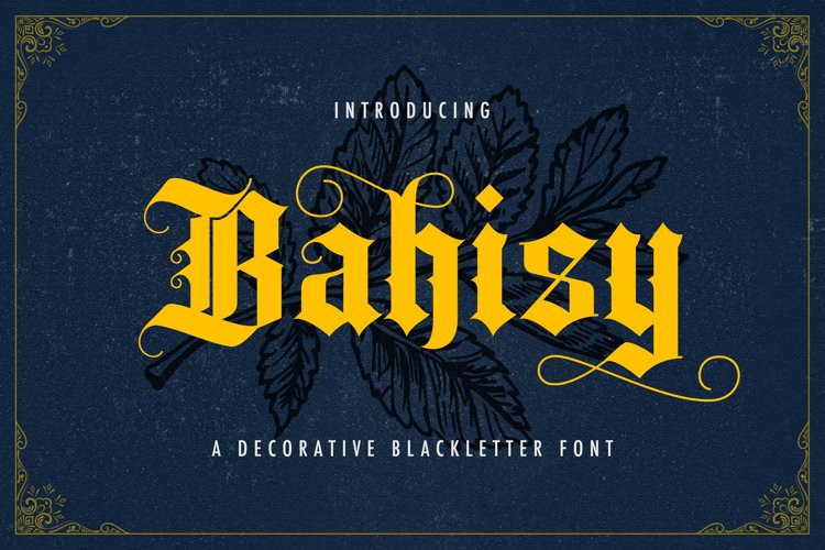 Bahisy Blackletter Font