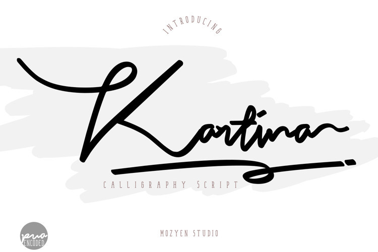 Kartina Handwritten Font