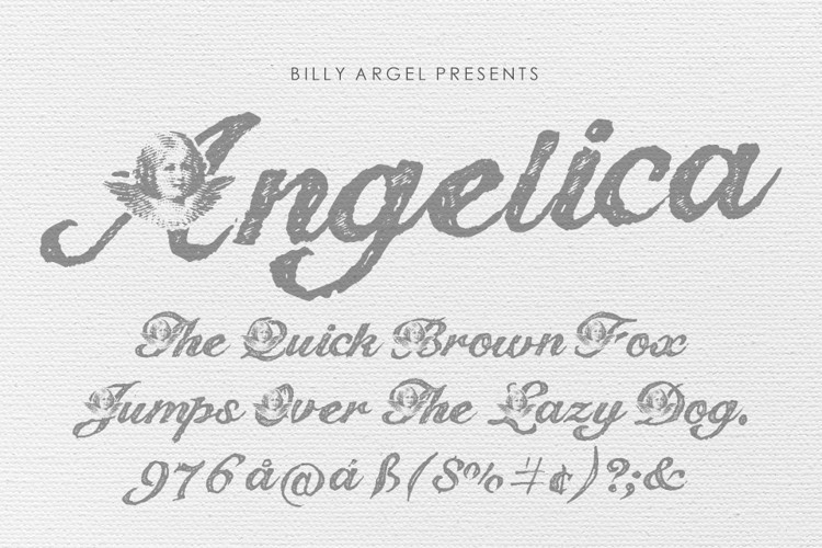 Angelica Script Typeface